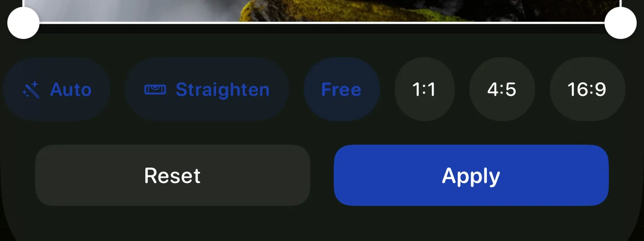 Krevez on Mac — Crop or straighten a photo