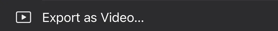 Krevez on iPhone — Turn slides into a video