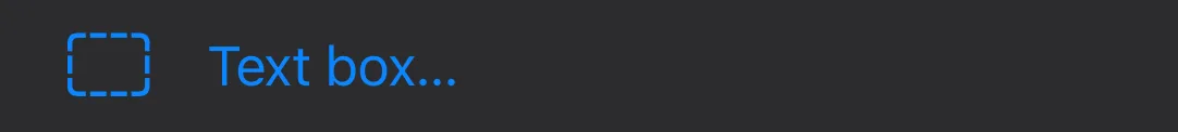 Krevez on iPhone — Put text in a bubble or box