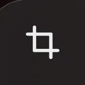 Crop button in Krevez on iPhone