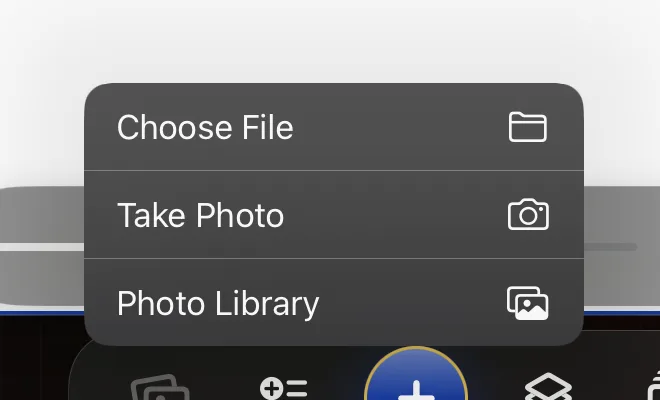 Krevez on iPad — Put a photo on your slide
