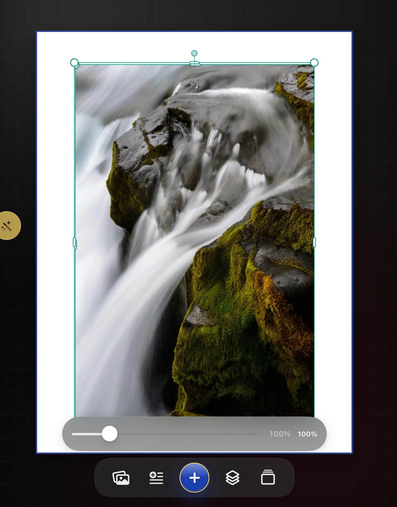 Krevez on iPad — Select, move, resize, rotate