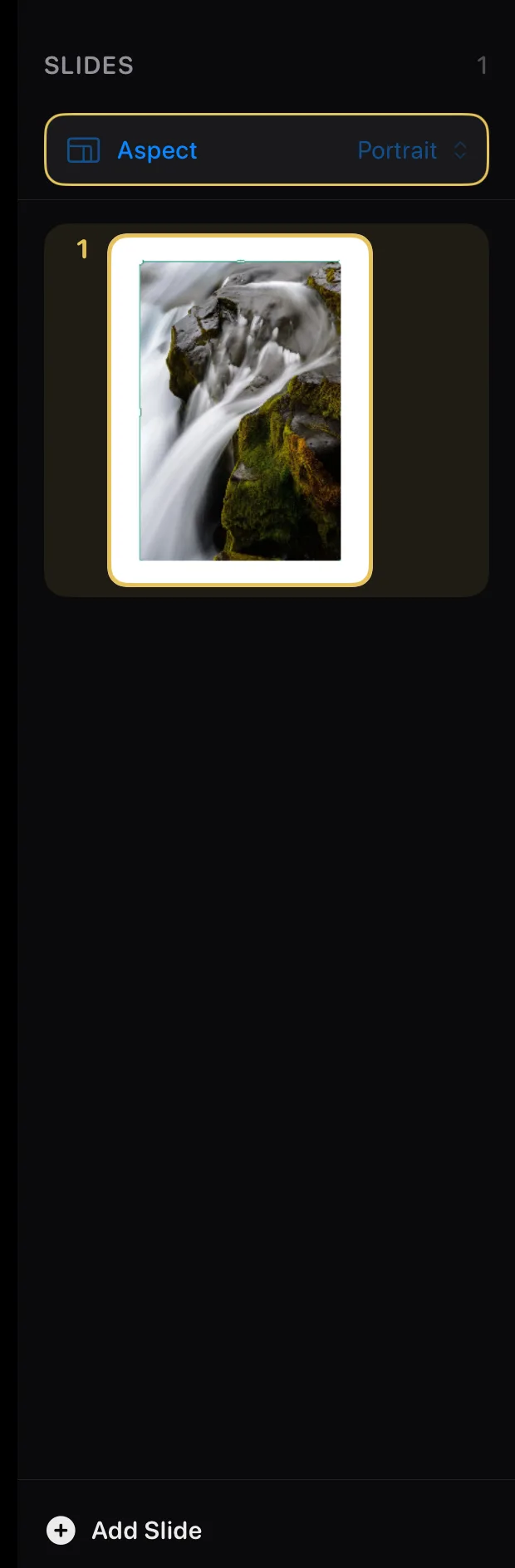 Krevez on iPad — Add more slides