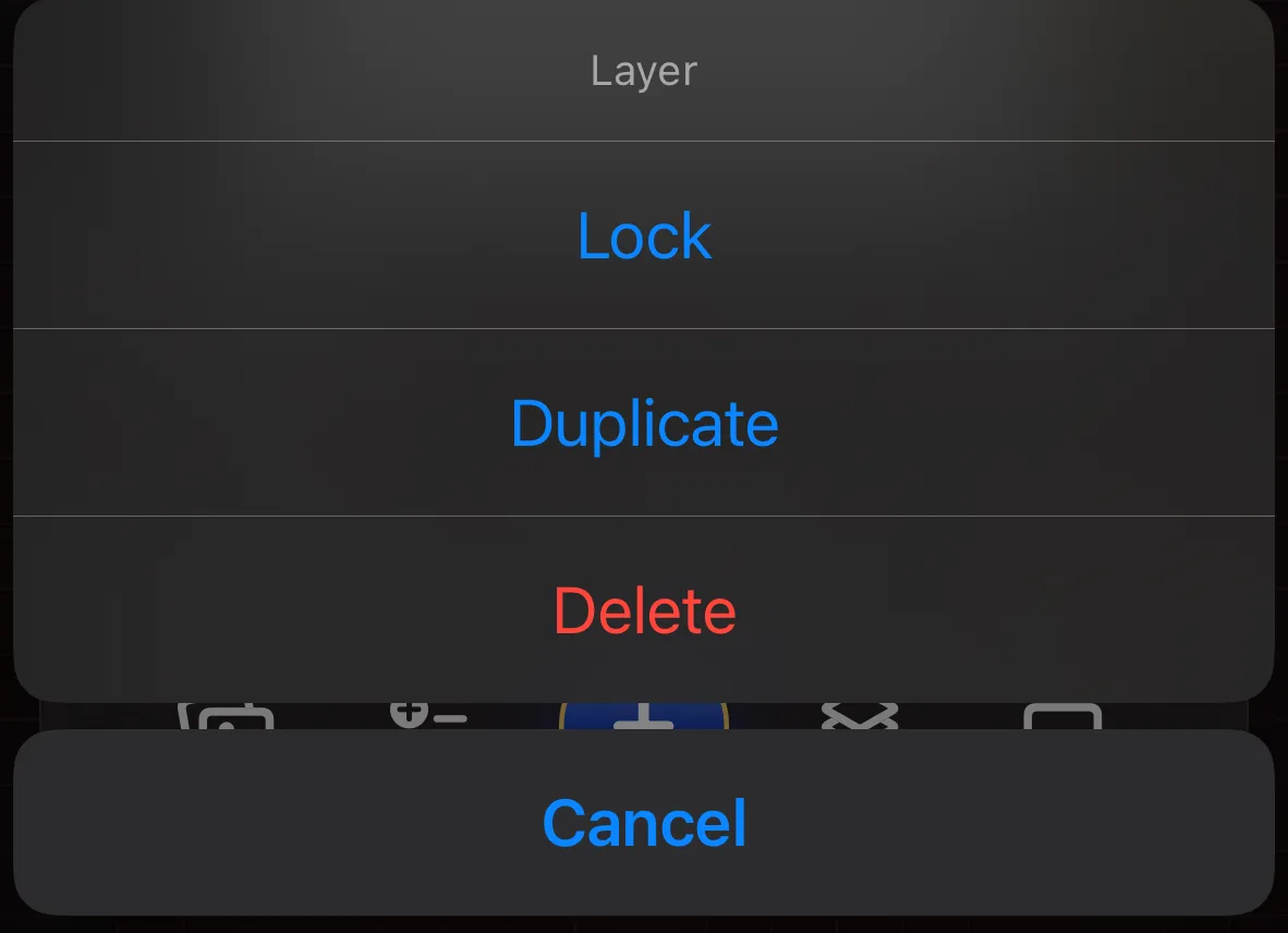 Krevez on Mac — Hold down for quick actions