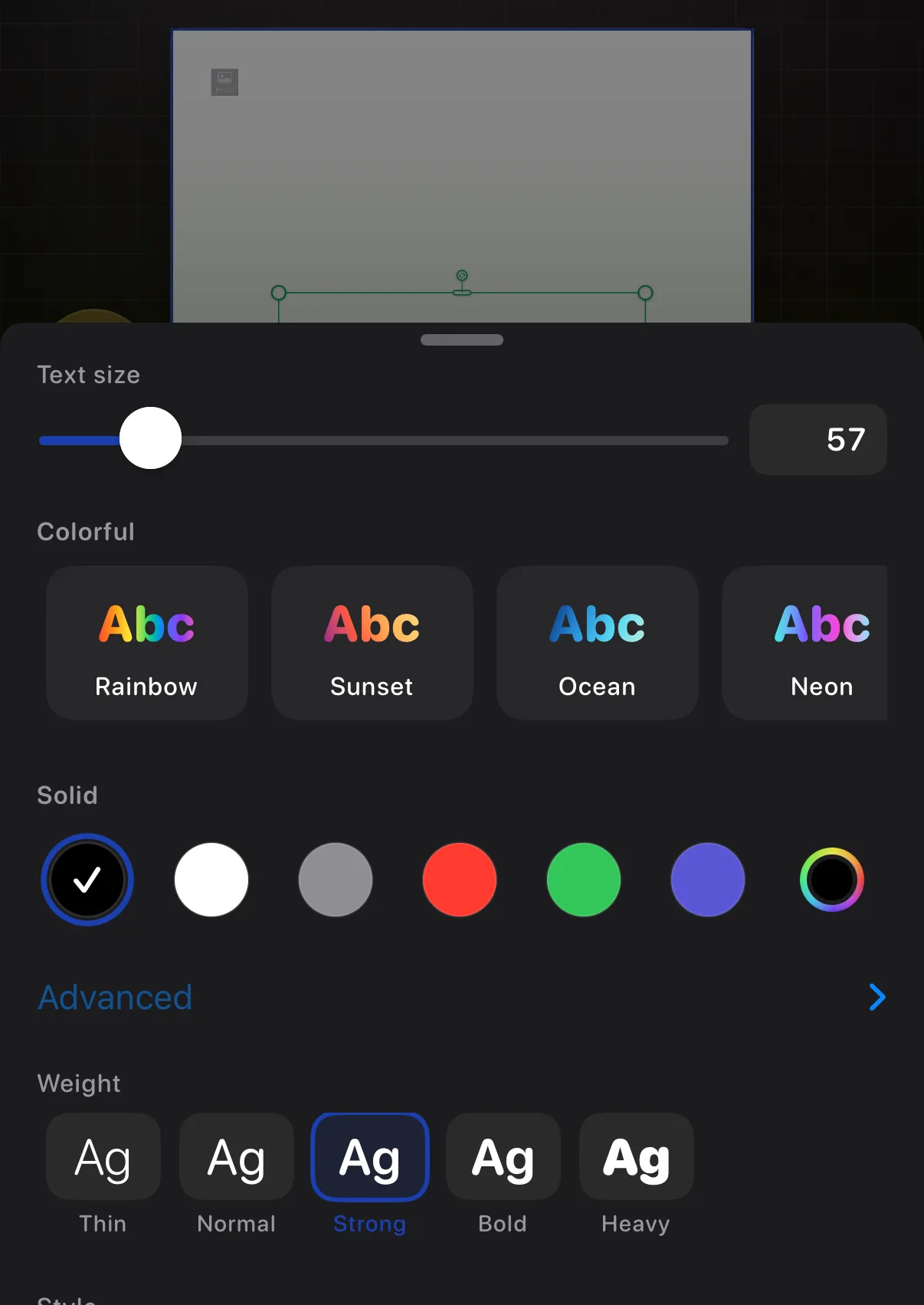 Krevez on Mac — Size, colour & thickness