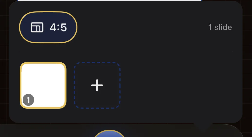 Krevez on iPhone — Add more slides